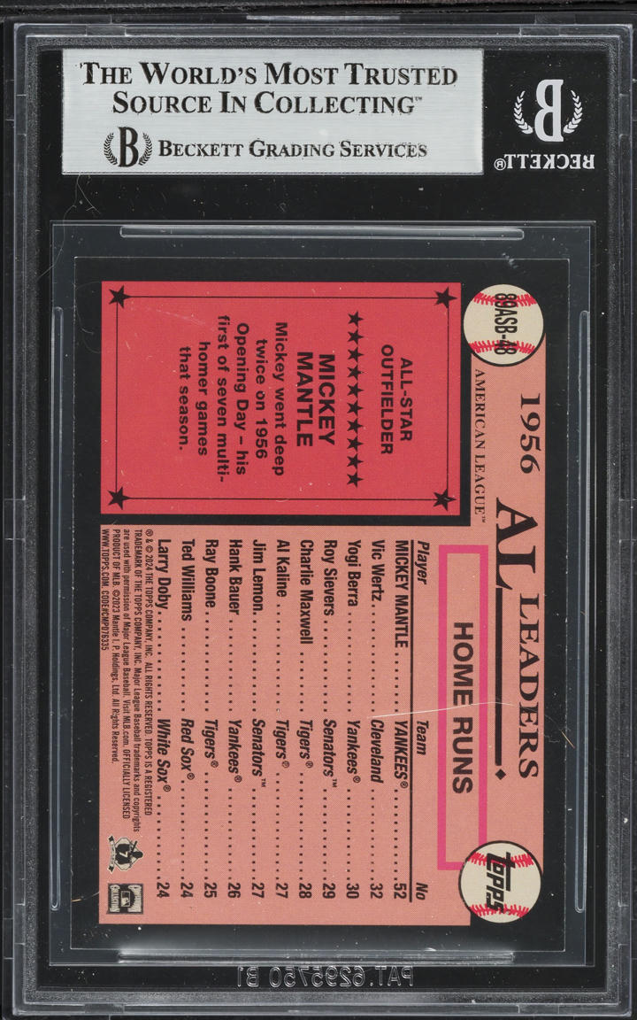 2024 Topps '89 All Star Mickey Mantle #89ASB-48 BGS 9 MINT