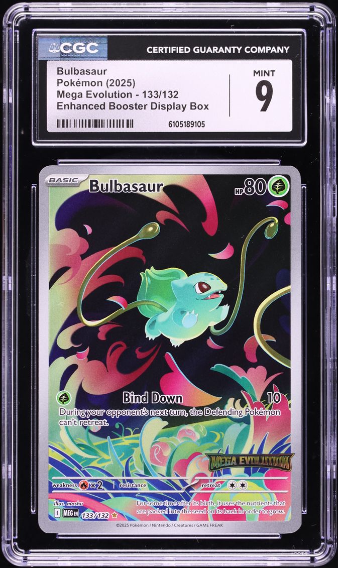 2025 Pokemon Mega Evolution Enhanced Booster Display Box IR Bulbasaur ...