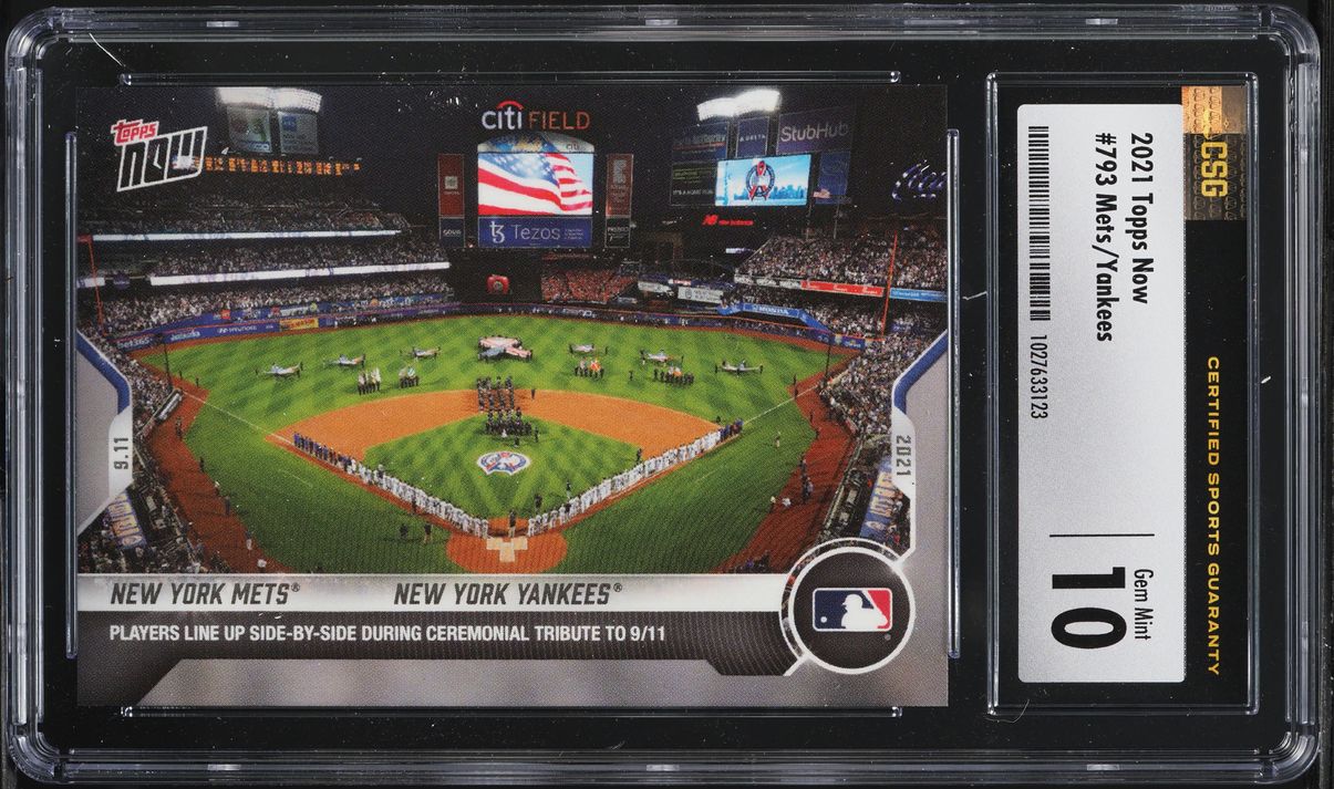 2021 Topps Now New York Mets & Yankees #793 CSG 10 GEM MINT