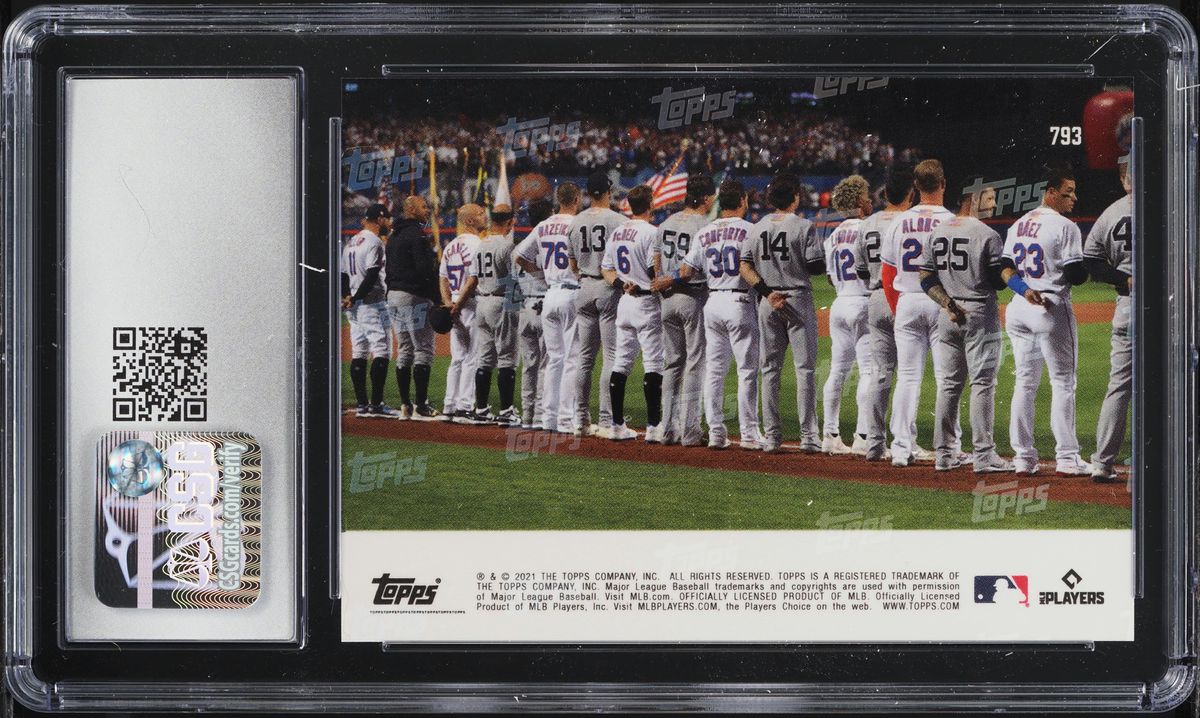 2021 Topps Now New York Mets & Yankees #793 CSG 10 GEM MINT