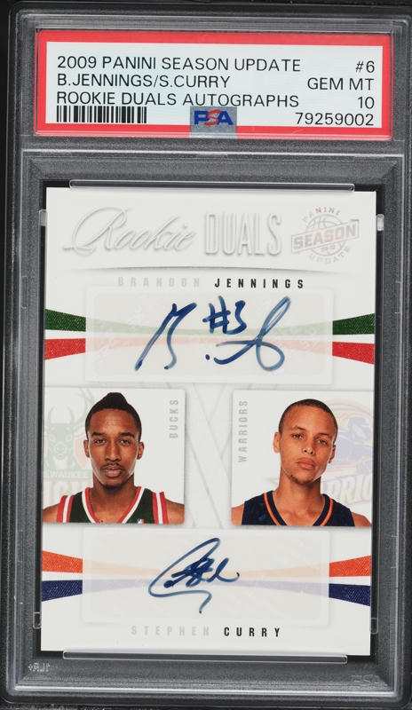 2009 Upper Deck Draft Class Stephen Curry Flynn Rubio ROOKIE PSA 9