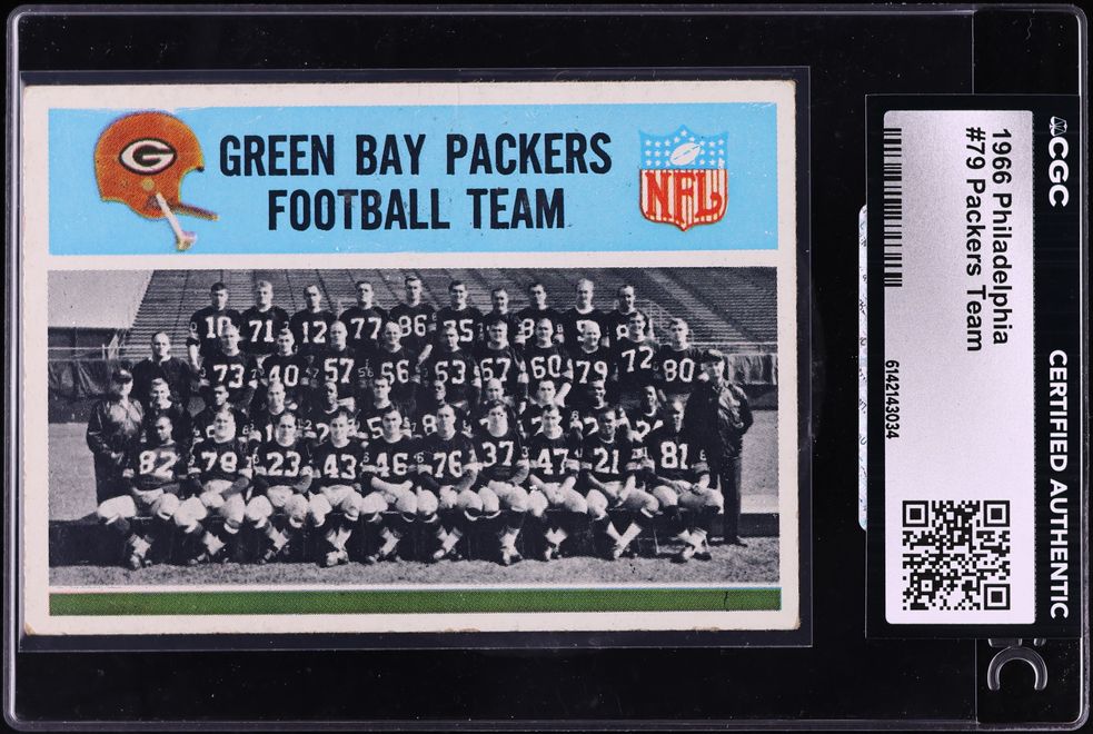 1966 Philadelphia Packers Team #79 CGC AUTH