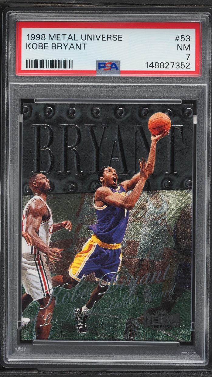 1998 Metal Universe Kobe Bryant #53 PSA 7 NRMT