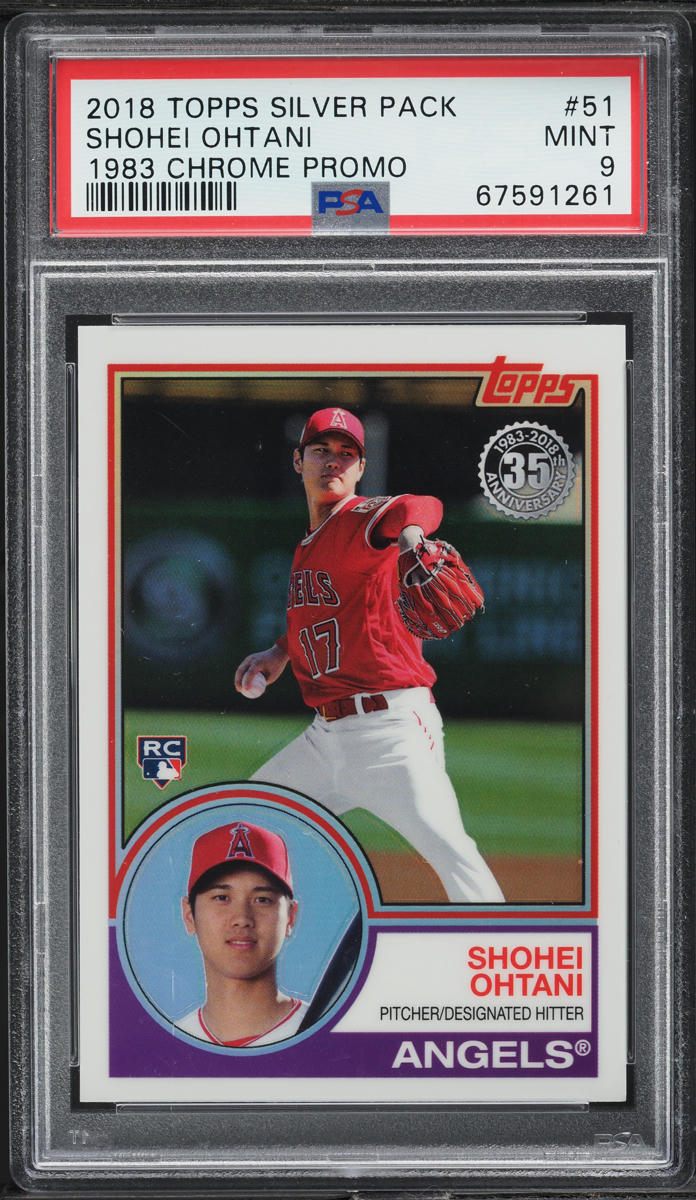 ゲームセンター・ゲームカード 2018 Topps Chrome Shohei Ohtani PSA WBC s-l400.jpg