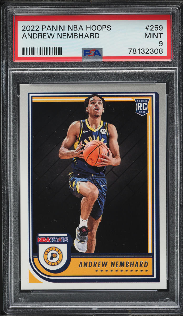 2022 Hoops Andrew Nembhard ROOKIE #259 PSA 9 MINT