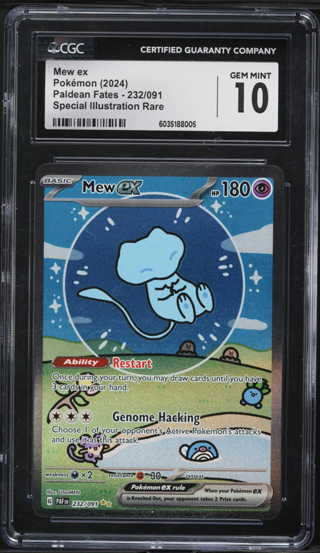 2023 Pokemon Japanese Scarlet & Violet Shiny Treasure Ex Mew Ex