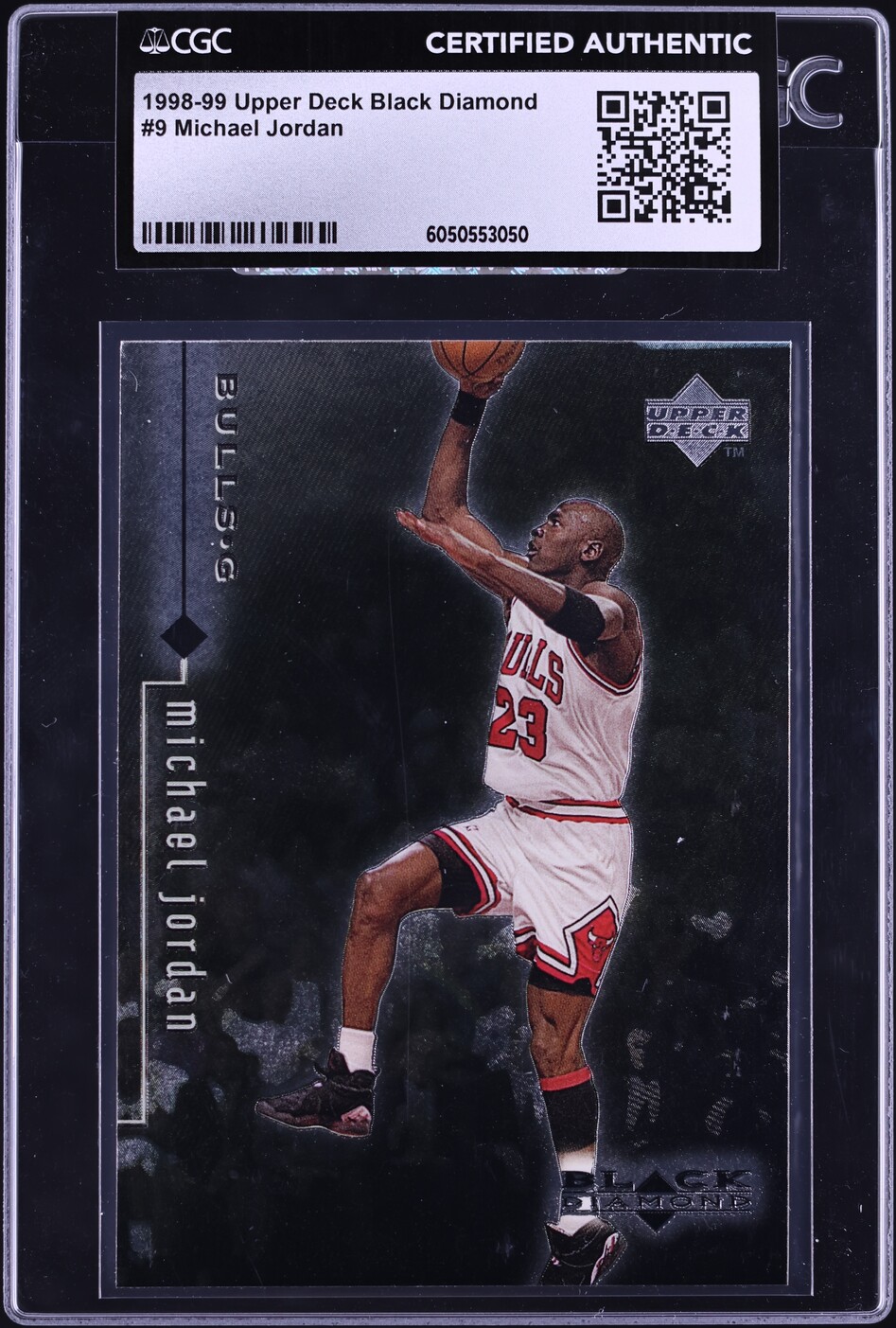 1998 Black Diamond Single Michael Jordan #9 CGC AUTH