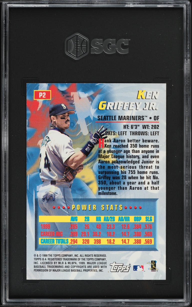 2000 Topps Power Players Ken Griffey Jr. #P2 SGC 9 MINT