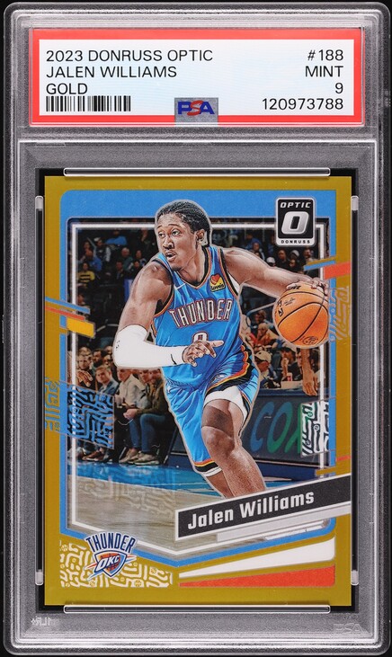 2023 Topps Chrome Blue Lava Refractor Jalen Williams /149 #184 CGC