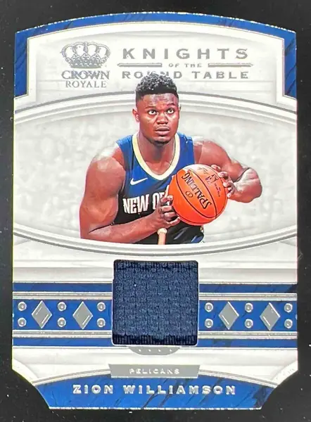 2019 Hoops Premium Stock Silver Laser Zion Williamson ROOKIE #296