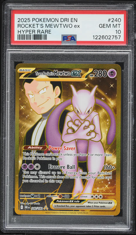 2025 Pokemon Japanese SV Glory Of Team Rocket SAR Rocket's Mewtwo