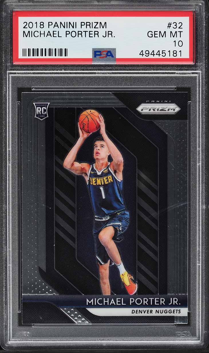 その他 PANINI PRIZM MICHAEL PORTER Jr. AUTO 2024-25 Panini Prizm Red White & Blue Prizm Michael Porter