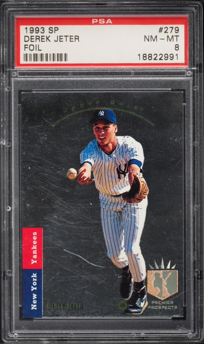 1993 SP Foil Derek Jeter ROOKIE #279 PSA 8 NM-MT