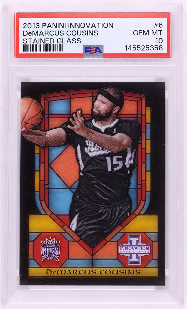2013 Panini Innovation Stained Glass Demarcus Cousins #6 PSA 10 GEM MINT