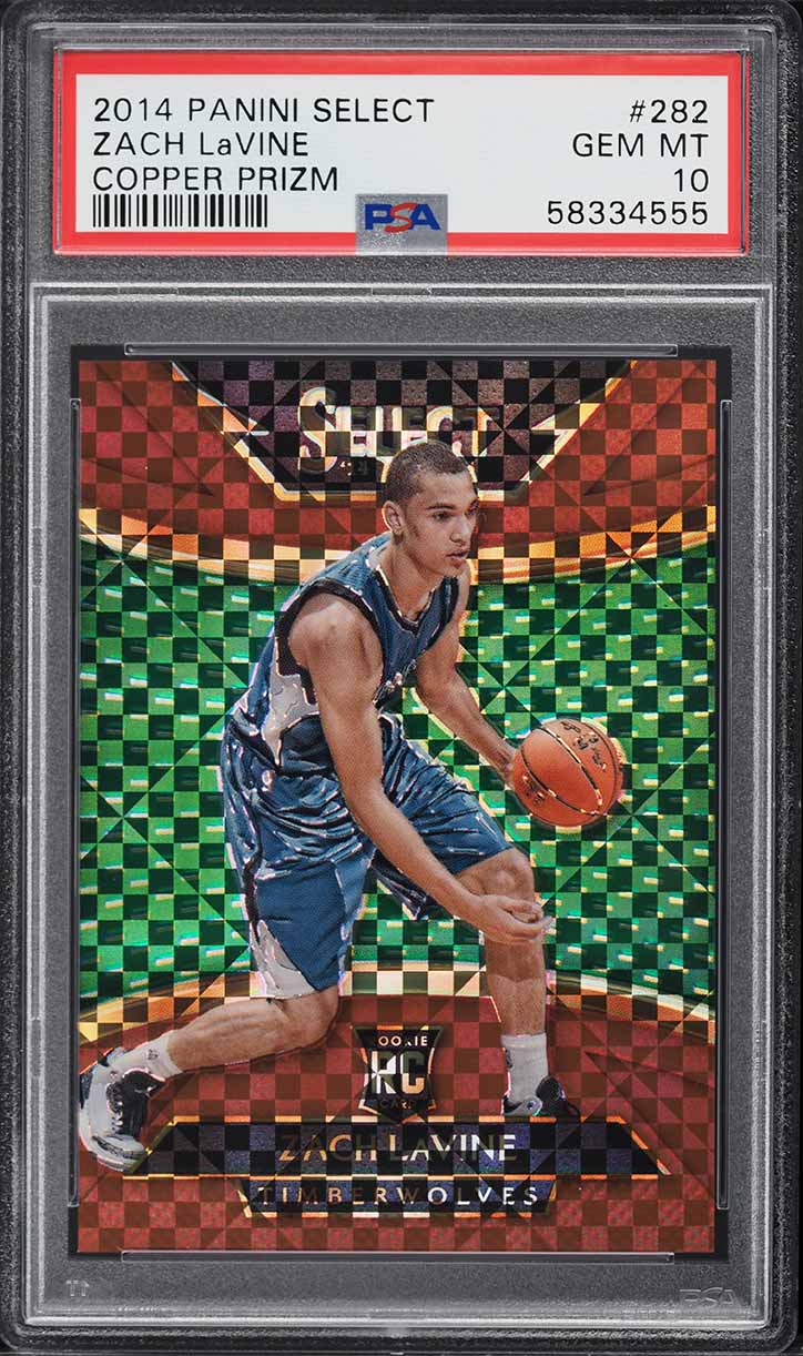 2014 Panini Prestige Zach LaVine ROOKIE #172 PSA 10 GEM MINT on