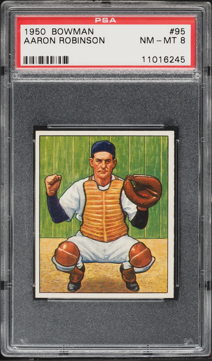 1950 Bowman Aaron Robinson #95 PSA 8 NM-MT