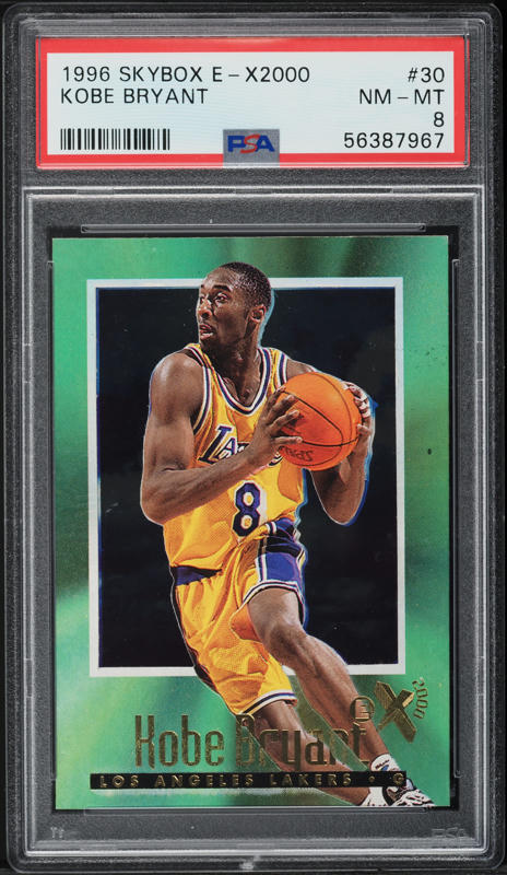 1996 Skybox E-X2000 Star Date 2000 Kobe Bryant ROOKIE #3 PSA