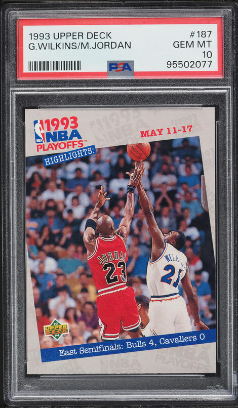 1993 Upper Deck Seven Straight Michael Jordan Wilt Chamberlain