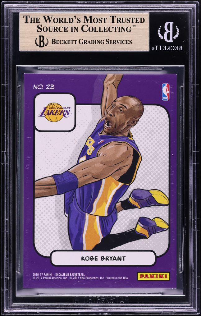 2016 Panini Excalibur Kaboom! Kobe Bryant #23 BGS 9.5 GEM MINT