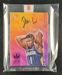 2019 Panini Mosaic White Zion Williamson ROOKIE /25 #209 PSA 10