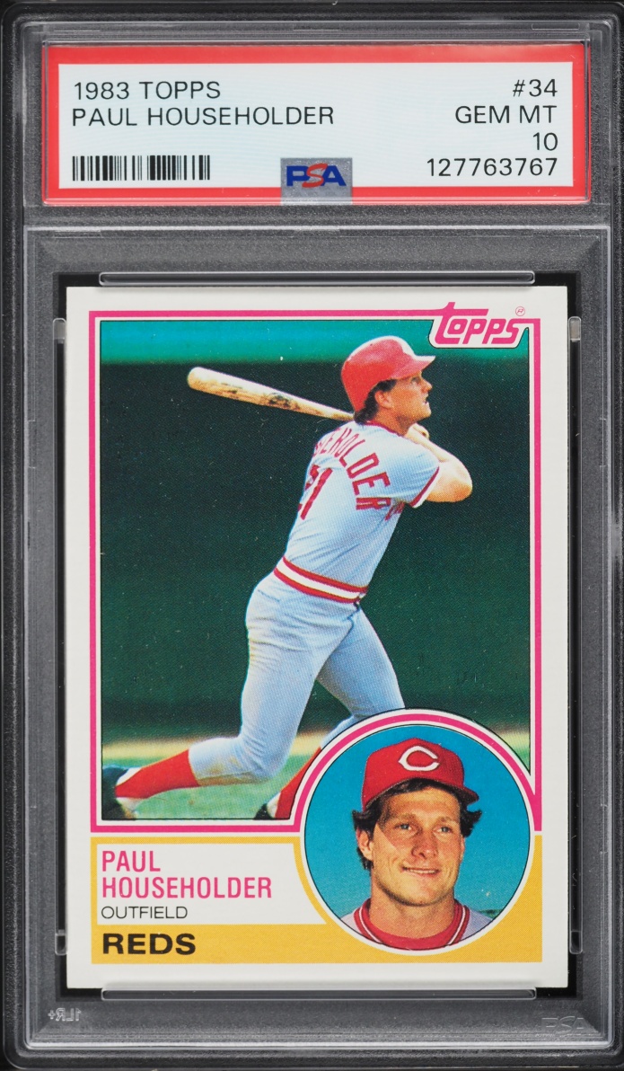 1983 Topps Paul Householder #34 PSA 10 GEM MINT