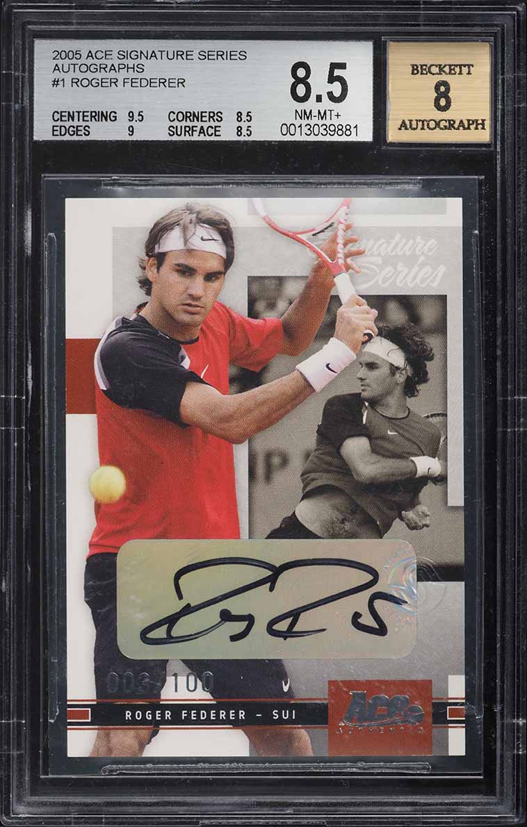 その他 2011 AceAuthentic Roger Federer Card Set 2011 Roger Federer Grand Slam Box Set