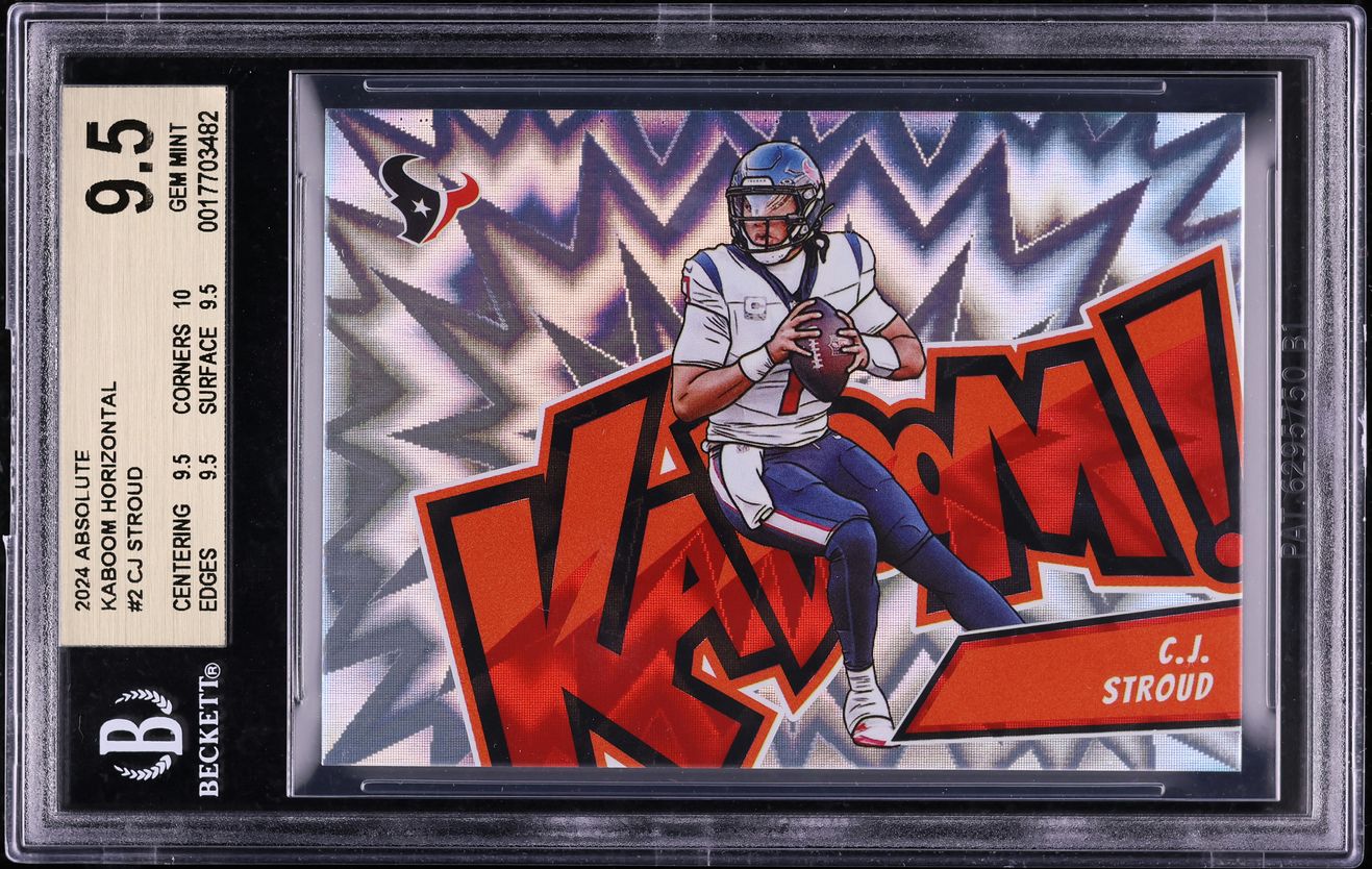 2024 Absolute Kaboom Horizontal C.J. Stroud #2 BGS 9.5 GEM MINT