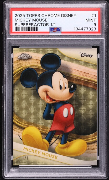 2024 Topps Chrome Disney Superfractor Elsa 1/1 #153 PSA 10 GEM