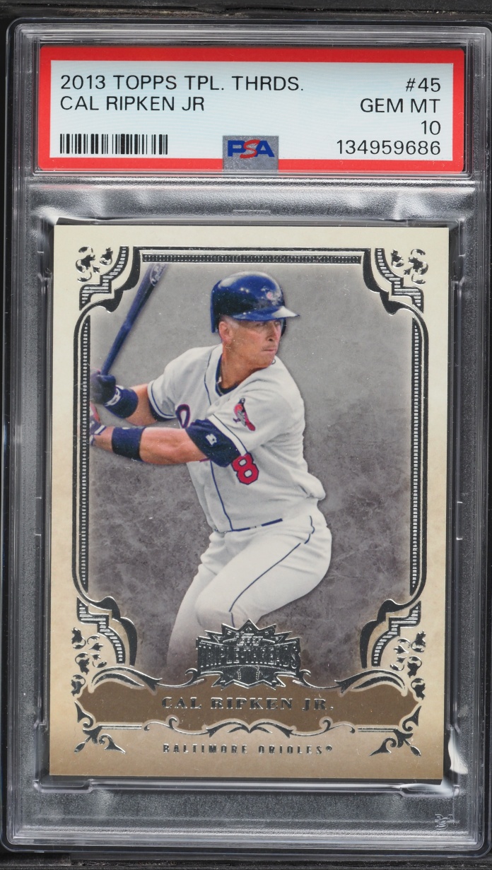 2013 Topps Triple Threads Cal Ripken Jr. #45 PSA 10 GEM MINT