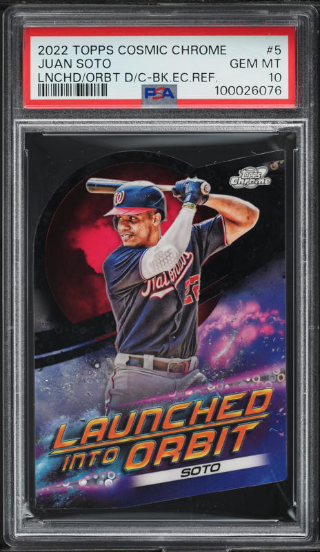 2019 Topps Chrome Refractor Bat In One Hand Juan Soto ROOKIE