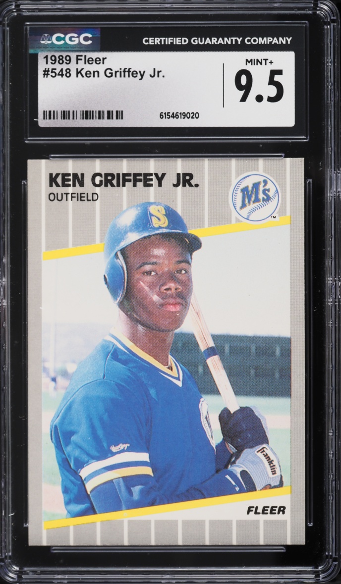 1989 Fleer Ken Griffey Jr. ROOKIE #548 CGC 9.5 MINT+