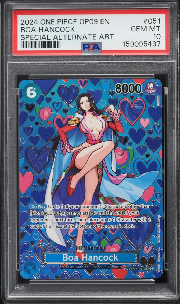 2024 One Piece Emperors In The New World SP SR Alt Art Boa Hancock #OP07-051 PSA 10 GEM MINT