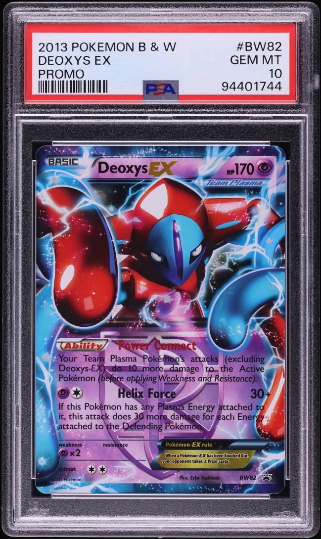 2013 Pokemon Black & White Promo Deoxys EX #BW82 PSA 10 GEM MINT