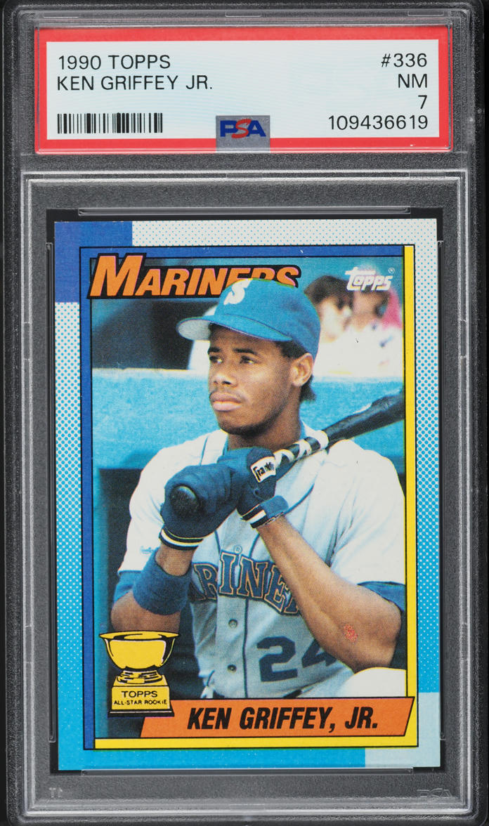 1990 Topps Ken Griffey Jr. #336 PSA 7 NRMT
