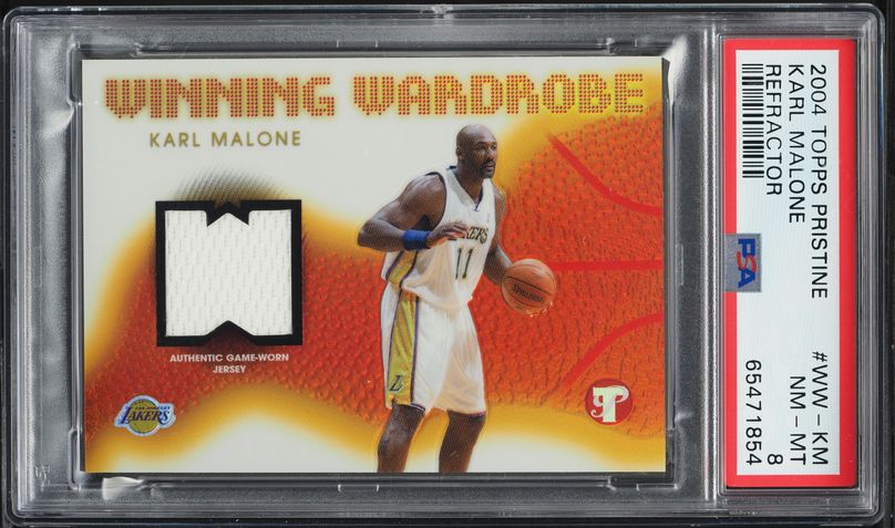 2001 Upper Deck Legends Legendary Jerseys Karl Malone PATCH #KMJ