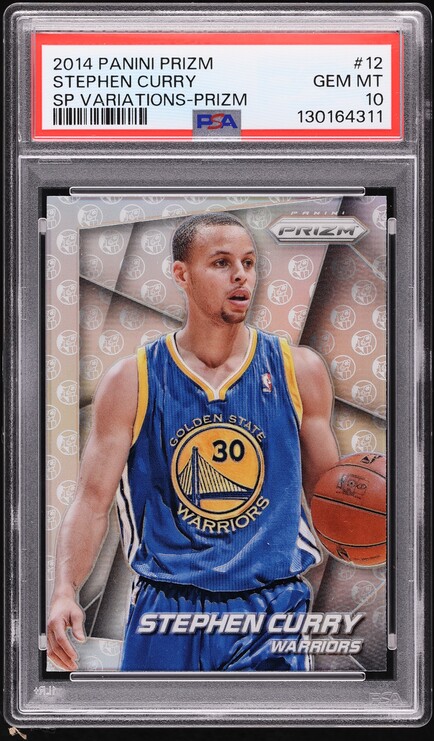 2014 Panini Prizm SP Variations Stephen Curry #12 PSA 10 GEM MINT