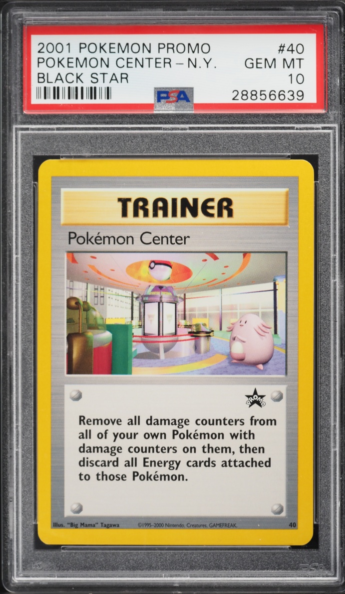 2001 Pokemon Black Star Promo Pokemon Center N.Y. #40 PSA 10 GEM MINT