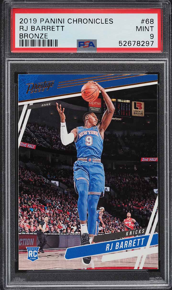 2019 Panini Mosaic RJ Barrett ROOKIE RC #270 PSA 9 MINT on