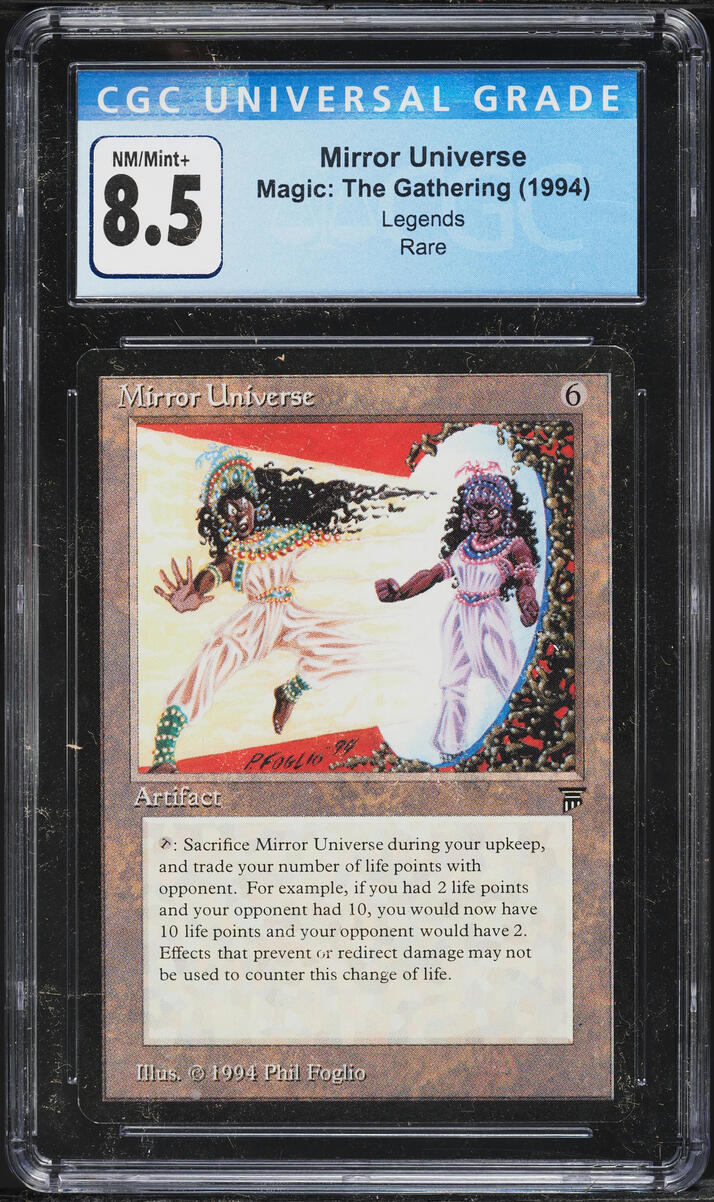 1994 Magic The Gathering MTG Legends Mirror Universe CGC 8.5 NM-MT+ on ...