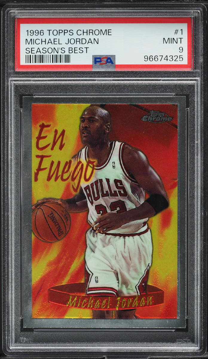 1996 Topps Chrome Season's Best Michael Jordan #1 PSA 9 MINT