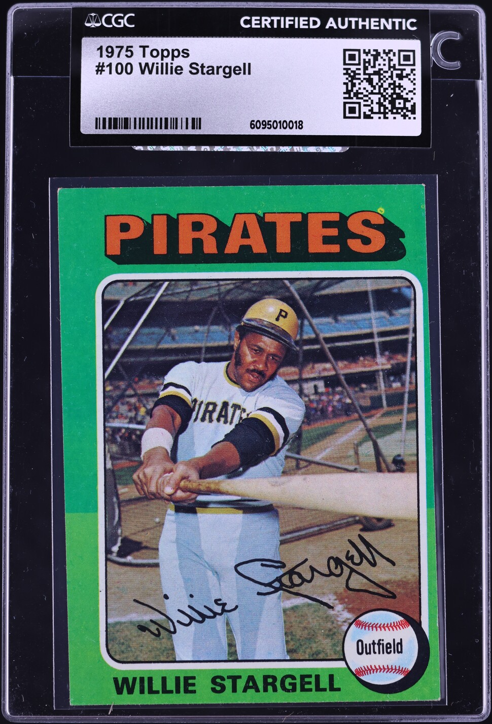 1975 Topps Willie Stargell #100 CGC AUTH