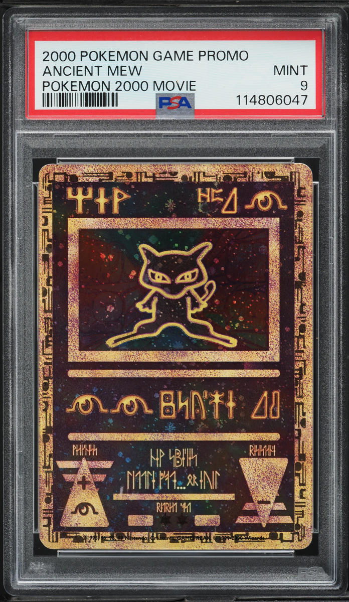 2000 Pokemon Movie Promo Holo Ancient Mew PSA 9 MINT