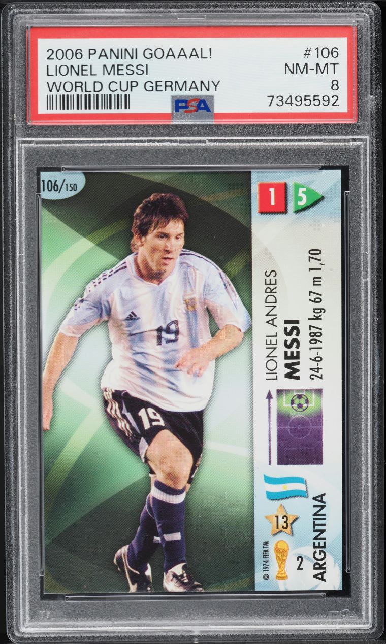 2006 Panini World Cup Germany Lionel Messi #47 PSA 10 GEM