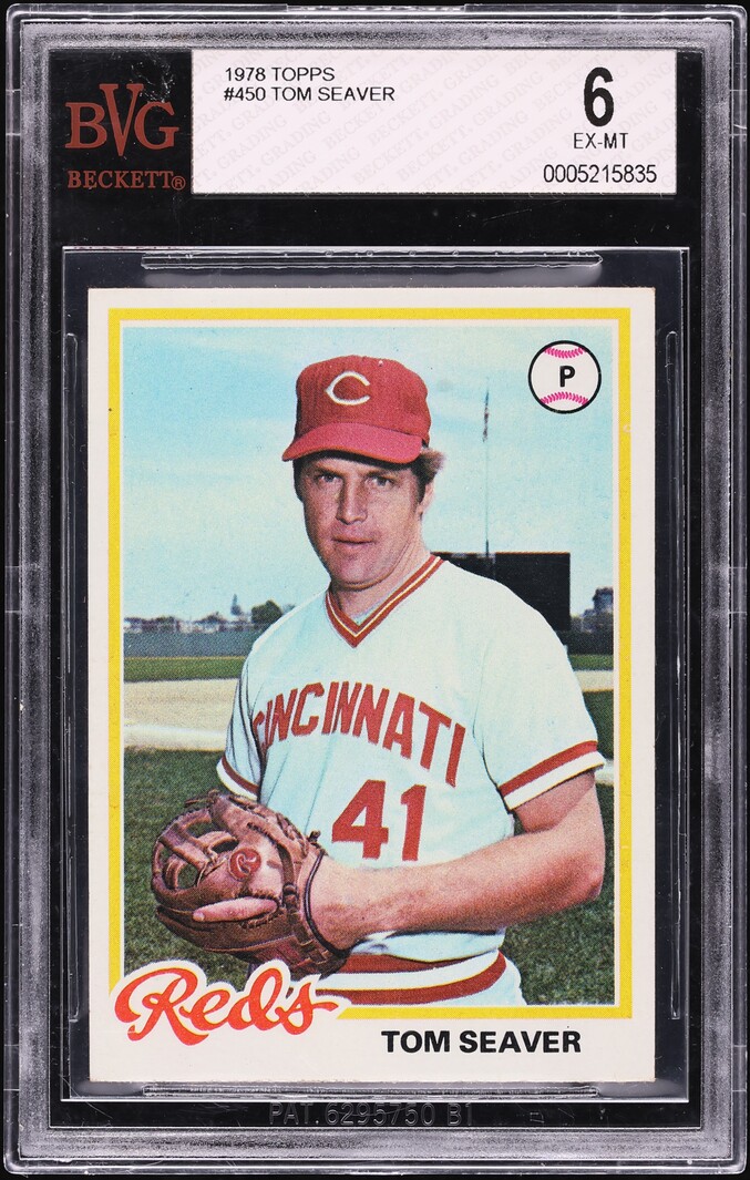 1978 Topps Tom Seaver #450 BVG 6 EXMT