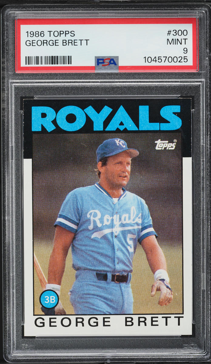 1986 Topps George Brett #300 PSA 9 MINT