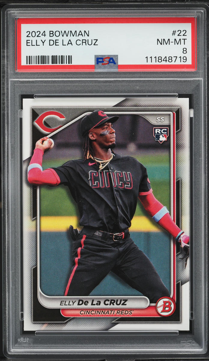 2024 Bowman Elly De La Cruz ROOKIE #22 PSA 8 NM-MT