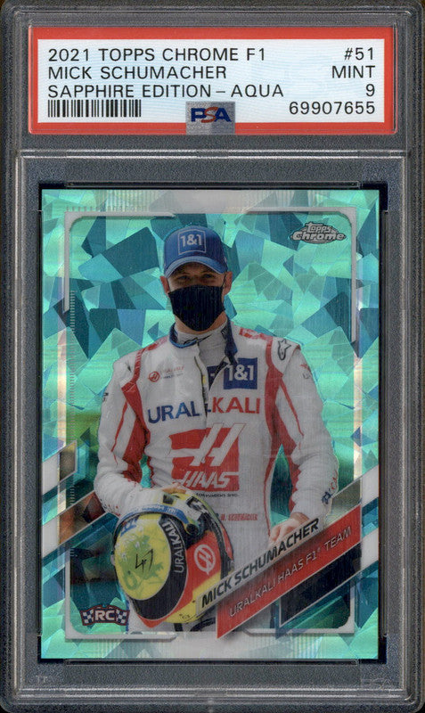 2020 Topps Now Formula 1 F1 Mick Schumacher ROOKIE #22 PSA 10 GEM
