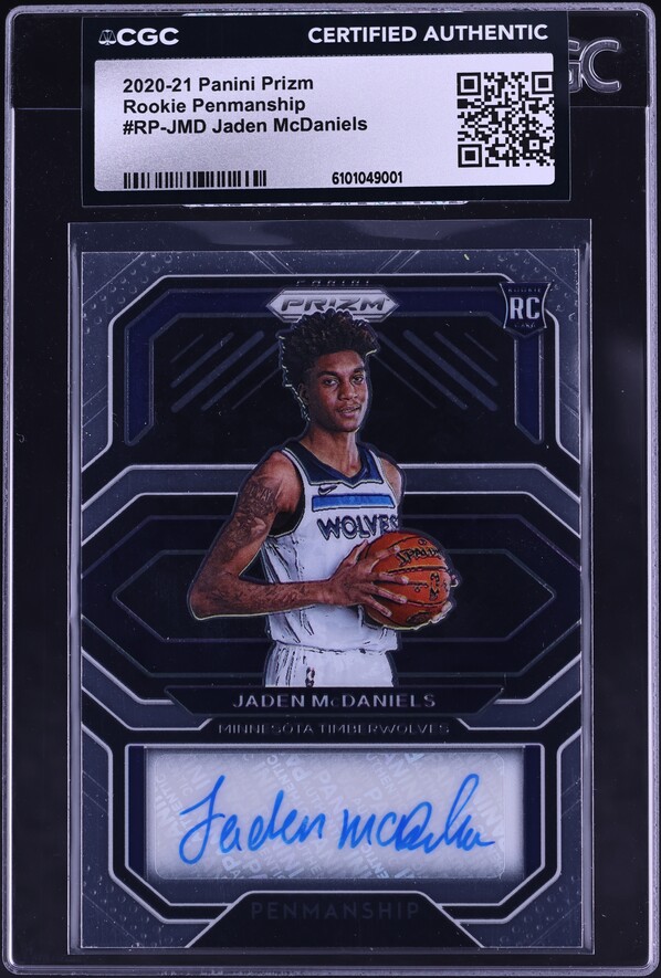 2020-21 Select Rookie Selections #23 Jaden McDaniels on Fanatics
