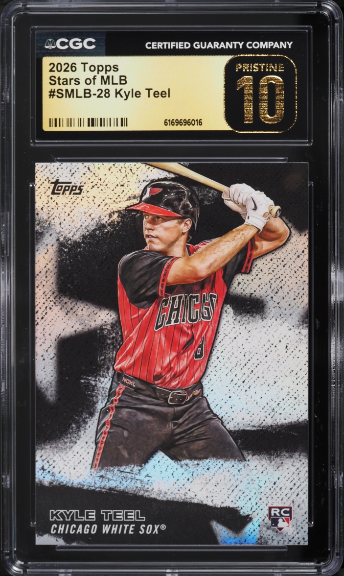 2026 Topps Stars Of MLB Kyle Teel ROOKIE #SMLB-28 CGC 10 PRISTINE