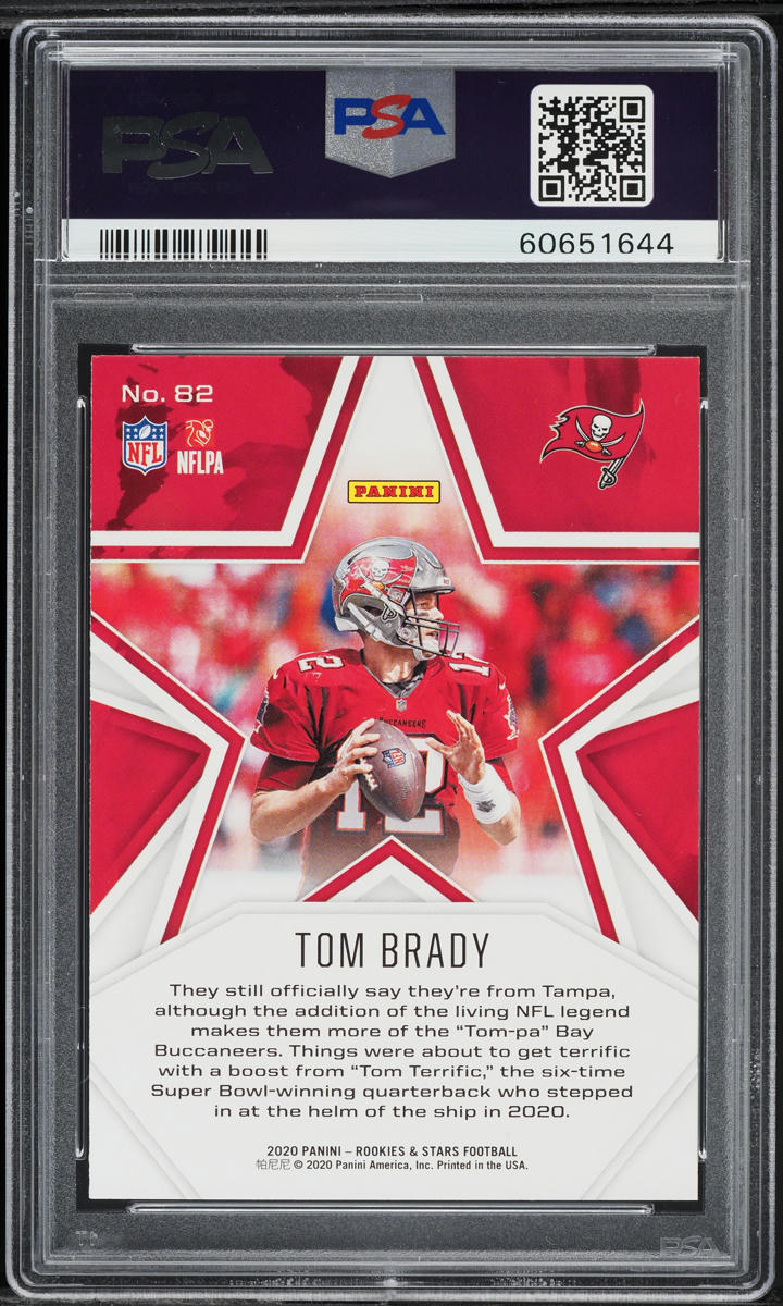 2020 Panini Rookies & Stars Tom Brady #82 PSA 9 MINT